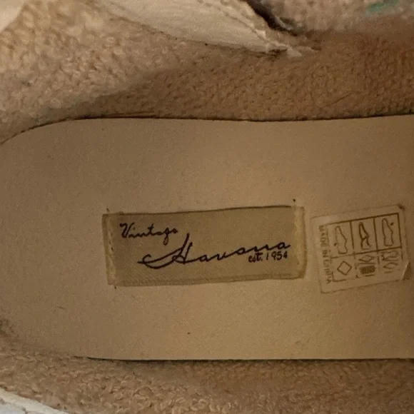 Vintage Havana Lester White Black Grey Gray High-Top Sneakers Size 10 - Picture 3 of 8